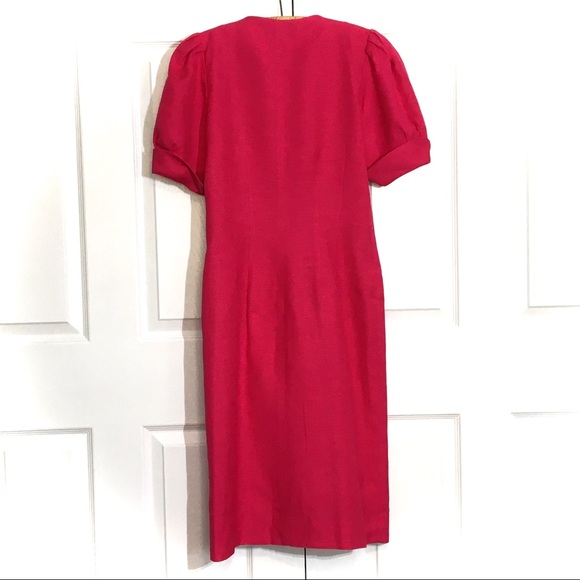 Vintage NIPON BOUTIQUE Short Sleeve Dress linen - Picture 6 of 16